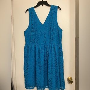 BB Dakota NWT lace double V front and back babydoll eyelet /lace dress 18 (2x)